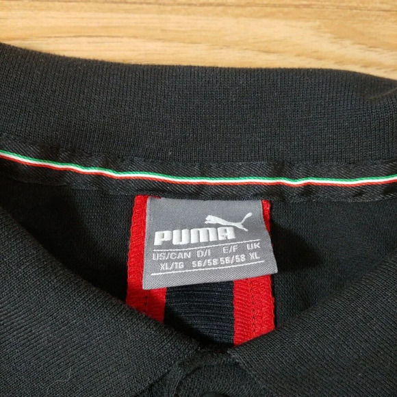 Puma Black Polo Shirt XL - Picture 2 of 5